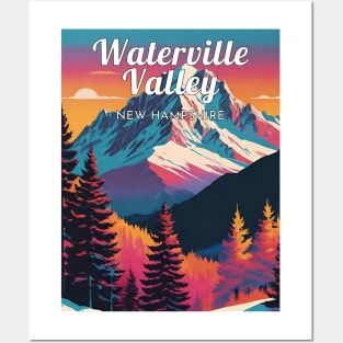 Waterville Valley ski New Hampshire usa Posters and Art